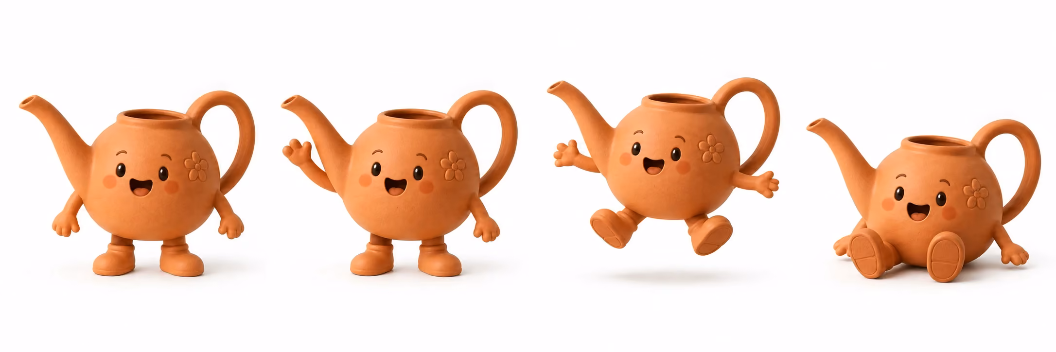 Tegelase animatsiooni poosileht — näidistulemus