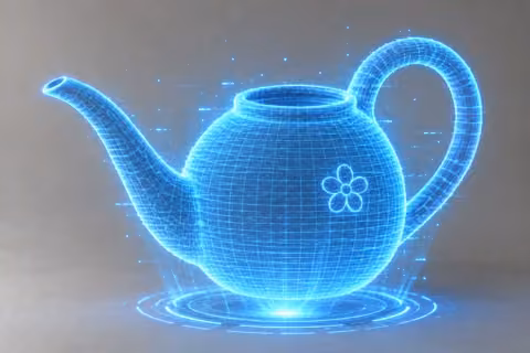 Helendav hologramm — näidistulemus